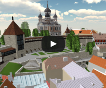 3D vanalinn ja 360-kraadised fotod